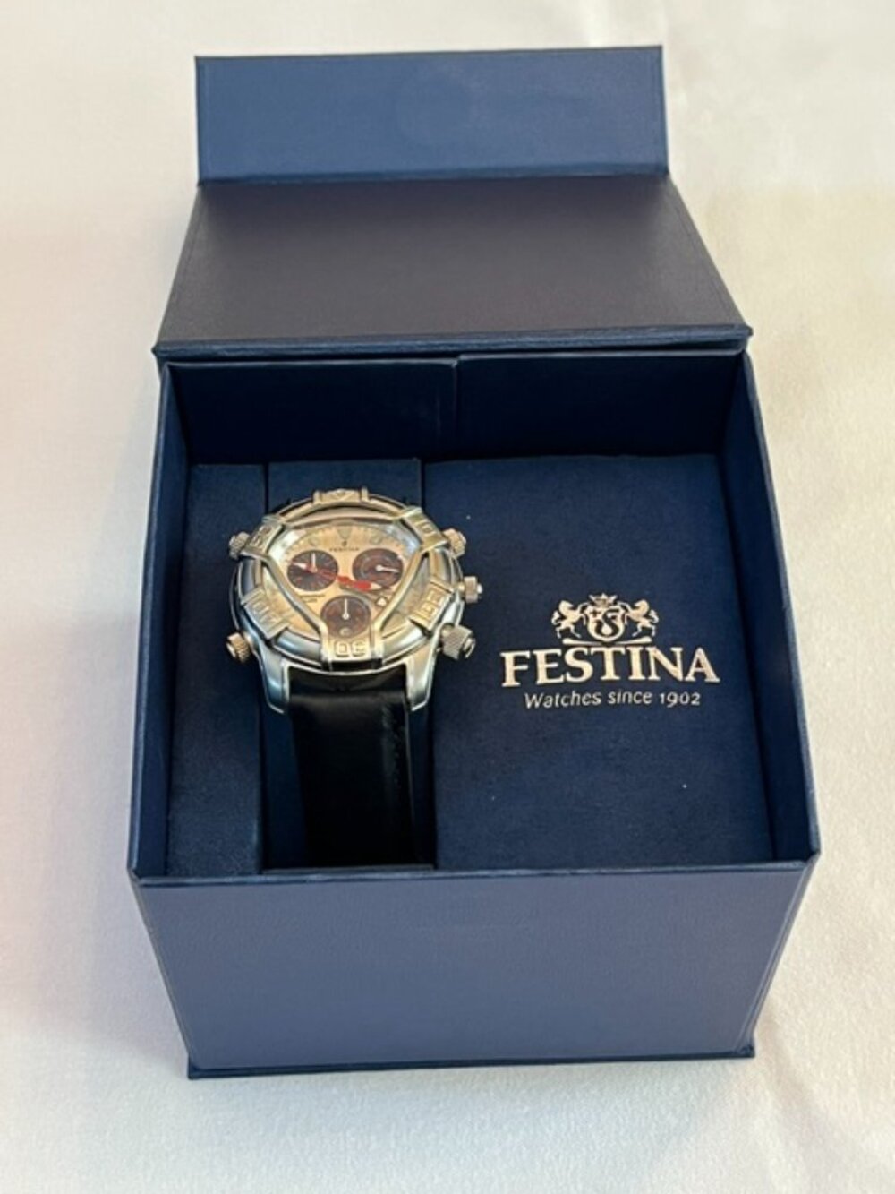 FESTINA | Road Warrior Chronograph Bezel Guard-EUC-NEW Battery